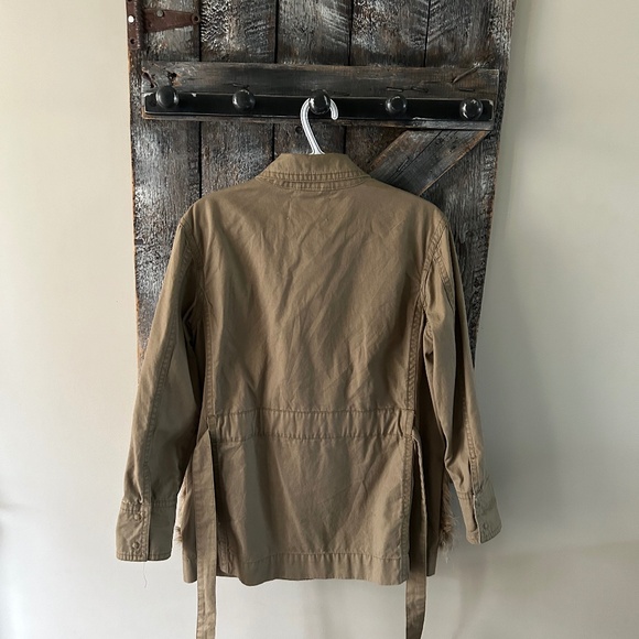 New w/Tags Anthropologie Utility Jacket Saskia Fur Pickets - Size Small - Picture 3 of 3